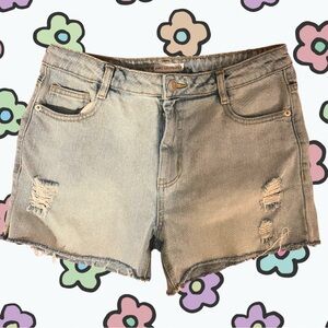 EUC Women’s Avec Les Filles Cut Off Denim Shorts Sz28 Boho, Festival, Summer